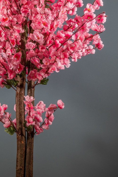 150 Cm Pembe Renk Yapay Bahardalı Ağacı